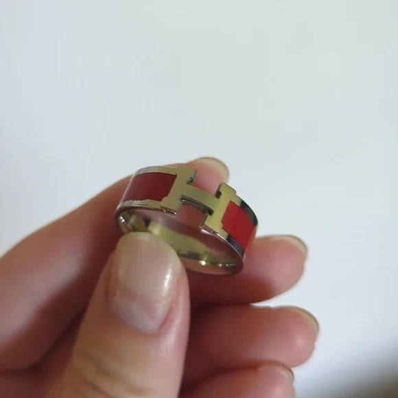 Red Hermes Ring - Picture 1 of 2